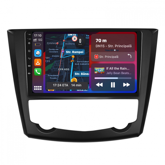Navigatie Android Dedicata Renault Kadjar (2015-2019), 9Inch, 4Gb Ram, 64Gb Stocare, Bluetooth, WiFi, Carplay [5]
