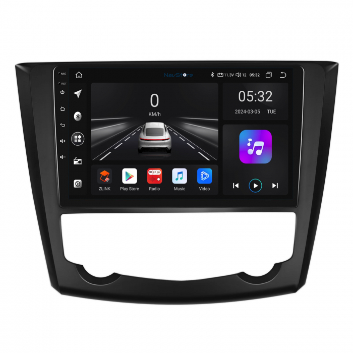 Navigatie Android Dedicata Renault Kadjar (2015-2019), 9Inch, 4Gb Ram, 64Gb Stocare, Bluetooth, WiFi, Carplay [2]