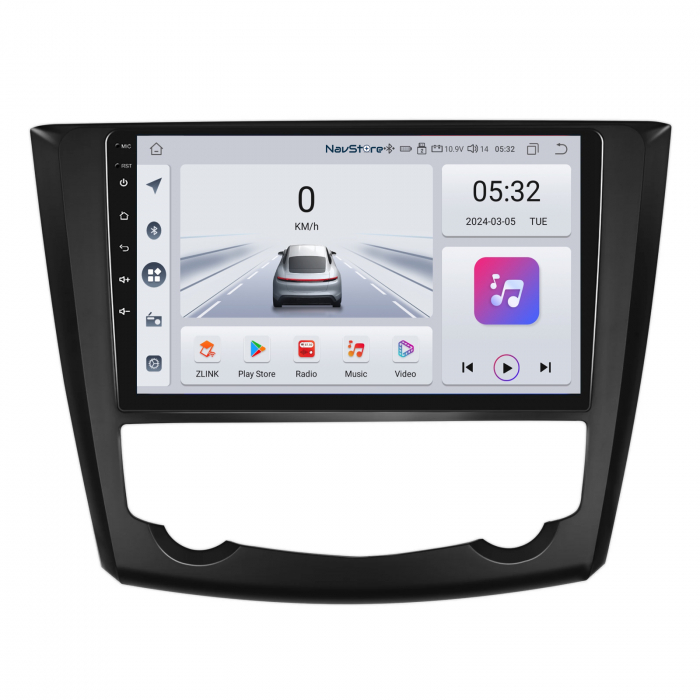 Navigatie Android Dedicata Renault Kadjar (2015-2019), 9Inch, 4Gb Ram, 64Gb Stocare, Bluetooth, WiFi, Carplay [1]