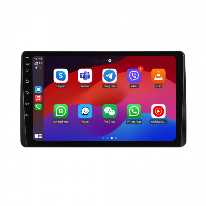 Navigatie Android Dedicata Renault Master (2019-2024), 10Inch, 1Gb Ram, 32Gb Stocare, Bluetooth, WiFi, Carplay [4]