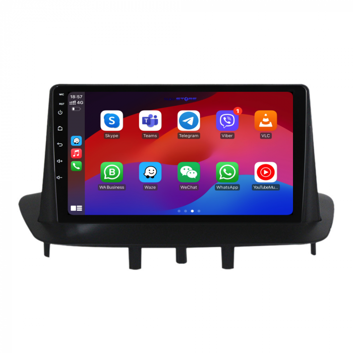 Navigatie Dedicata Renault Megane 3 (2008-2015), 9 Inch, 4Gb Ram, 64Gb stocare, CarPlay [4]