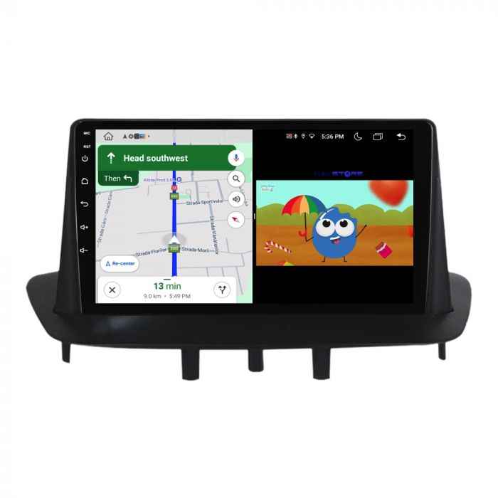 Navigatie Dedicata Renault Megane 3 (2008-2015), 9 Inch, 6Gb Ram, 128Gb stocare, CarPlay [5]