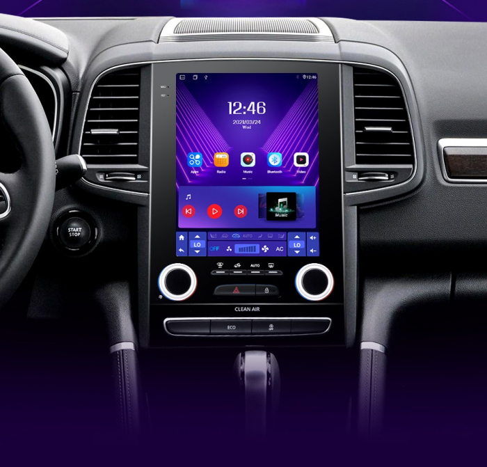 Navigatie Android Dedicata Renault Megane/Talisman/Koleos (2017 - 2019)  9.7 Inch, 4Gb Ram, 64Gb stocare, Carplay [4]