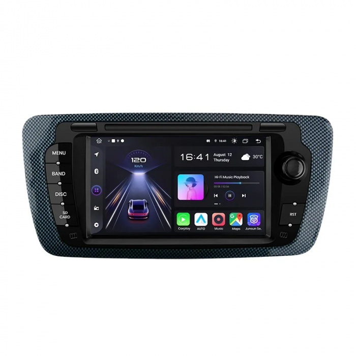 Navigatie Dedicata Seat Ibiza (2009 - 2013), 7Inch, 2Gb Ram, 32Gb Stocare, Carplay [1]