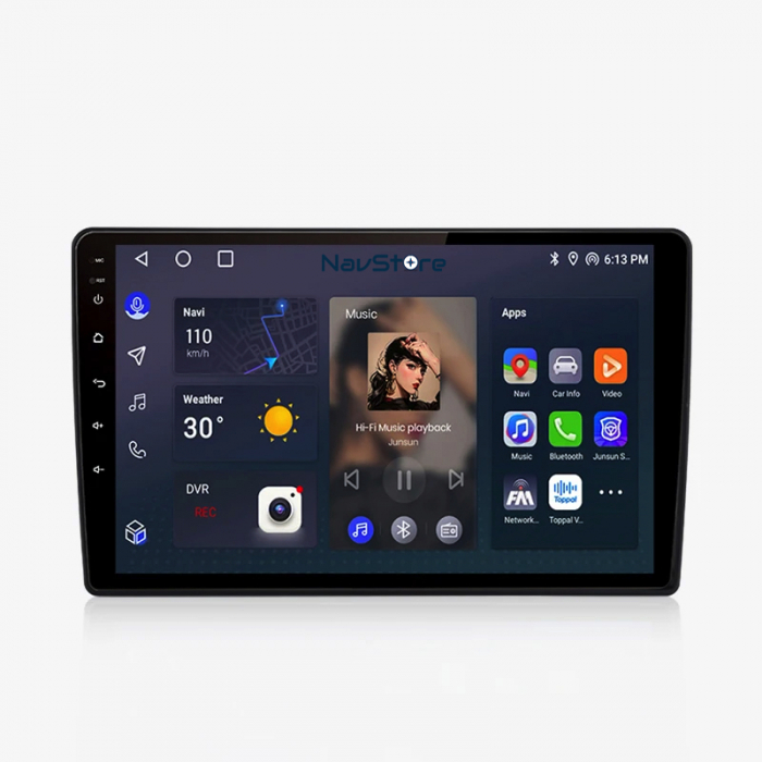 Navigatie Dedicata Skoda Fabia (2007-2014), 10Inch, 1Gb Ram, 32Gb Stocare, Carplay [6]