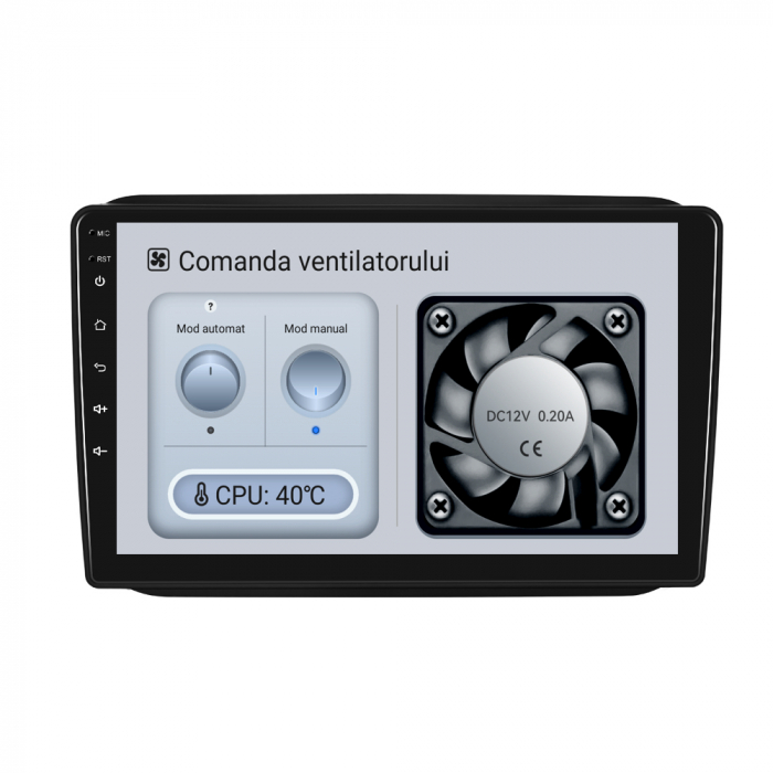 Navigatie Android Dedicata Skoda Fabia (2007-2014), 10Inch, 4Gb Ram, 64Gb Stocare, Bluetooth, WiFi, Carplay [3]