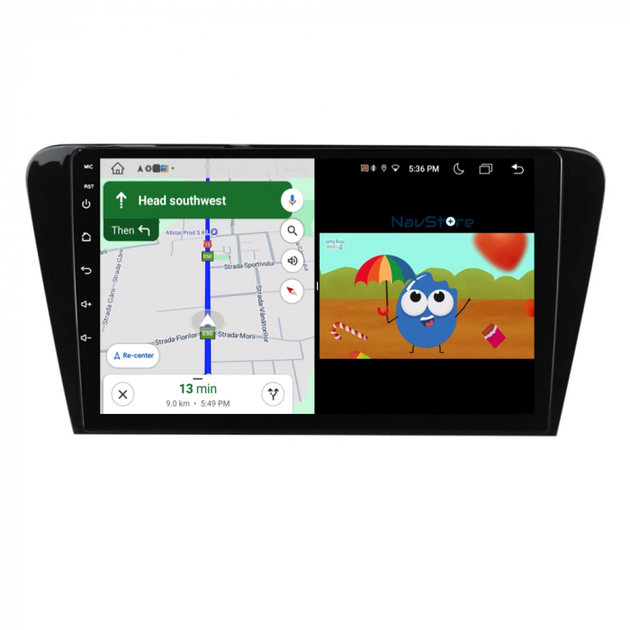 Navigatie Android Dedicata Skoda Octavia 3 (2013 - 2018) 10 Inch, 2Gb Ram, 64Gb stocare, Carplay [5]