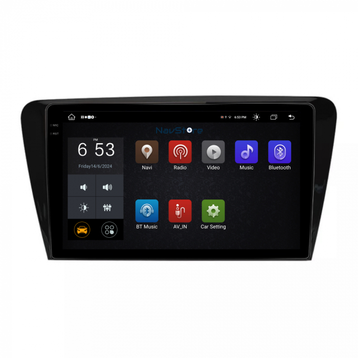 Navigatie Android Dedicata Skoda Octavia 3 (2013-2018) Display 2K, 4Gb Ram, 64Gb stocare, Bluetooth, WiFi, Waze, Carplay [4]