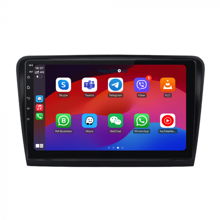 Navigatie Dedicata Skoda Superb 2 (2008-2015), 10Inch, 2Gb Ram, 64Gb Stocare, Carplay [4]