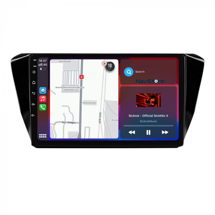 Navigatie Dedicata Skoda Superb 3 (2015-2019), 10Inch, 2Gb Ram, 64Gb Stocare, Carplay [3]