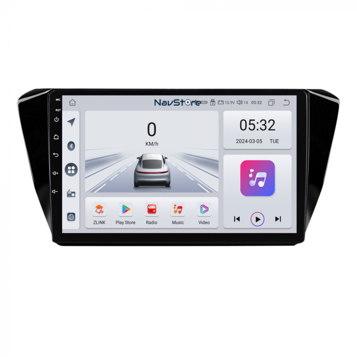 Navigatie Android Dedicata Skoda Superb 3 (2015-2019), 10Inch, 4Gb Ram, 64Gb Stocare, Bluetooth, WiFi, Carplay [1]