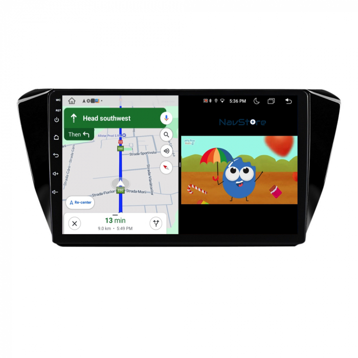 Navigatie Dedicata Skoda Superb 3 (2015-2019), 10Inch, 8Gb Ram, 256Gb Stocare, Carplay [5]
