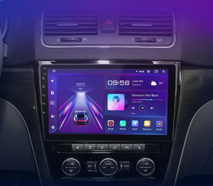 Navigatie Android Dedicata Skoda Yeti (2009-2017), 10Inch, 4Gb Ram, 64Gb Stocare, Carplay [6]