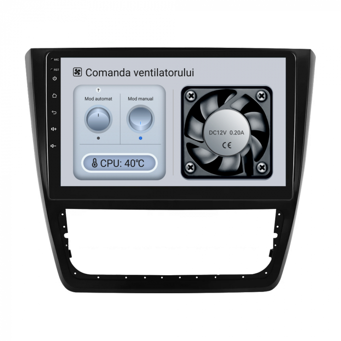 Navigatie Android Dedicata Skoda Yeti (2009-2017), 10Inch, 4Gb Ram, 64Gb Stocare, Carplay [3]