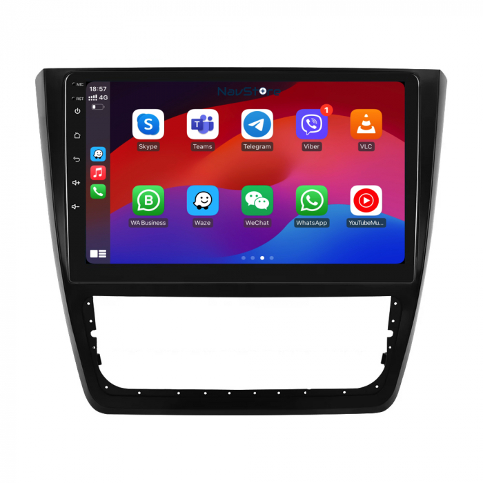 Navigatie Dedicata Skoda Yeti (2009-2017), 10Inch, 8Gb Ram, 256Gb Stocare, Carplay [4]