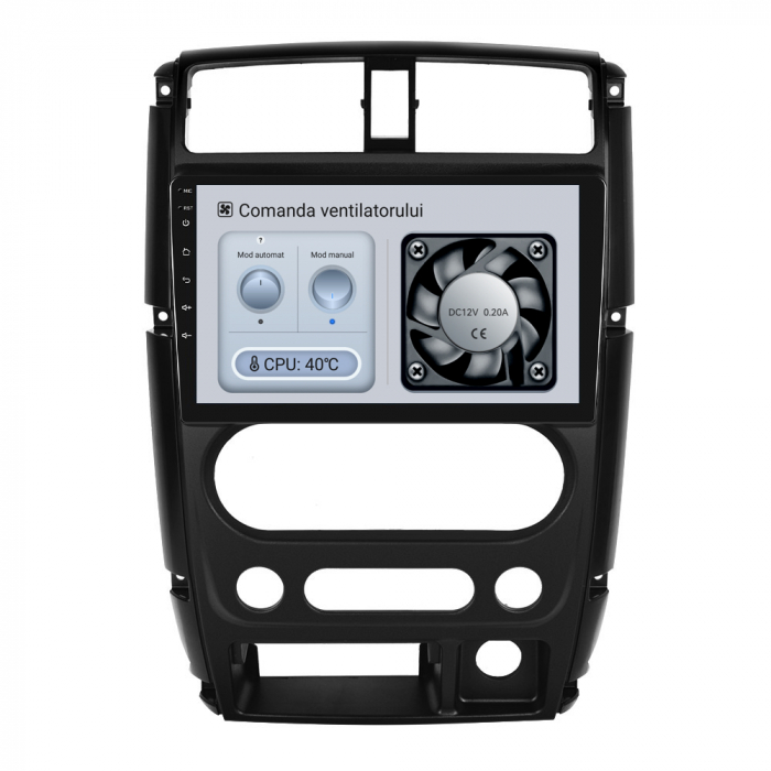 Navigatie Android Dedicata Suzuki Jimny 3 (2005-2019), 9Inch, 4Gb Ram, 64Gb Stocare, Bluetooth, WiFi, Carplay [3]