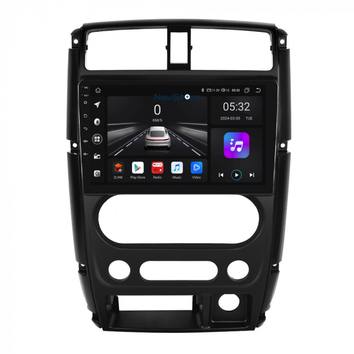 Navigatie Android Dedicata Suzuki Jimny 3 (2005-2019), 9Inch, 4Gb Ram, 64Gb Stocare, Bluetooth, WiFi, Carplay [2]