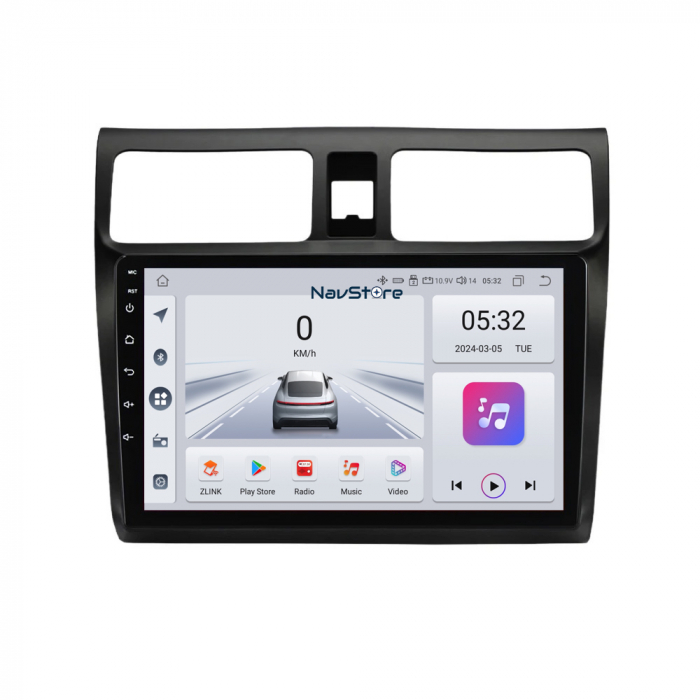 Navigatie Android Dedicata Suzuki Swift (2003-2010), 10Inch, 4Gb Ram, 64Gb Stocare, Bluetooth, WiFi, Carplay [1]