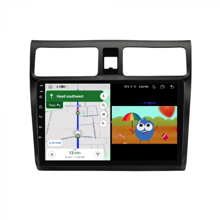 Navigatie Dedicata Suzuki Swift (2003-2010), 10Inch, 6Gb Ram, 128Gb Stocare, Carplay [5]