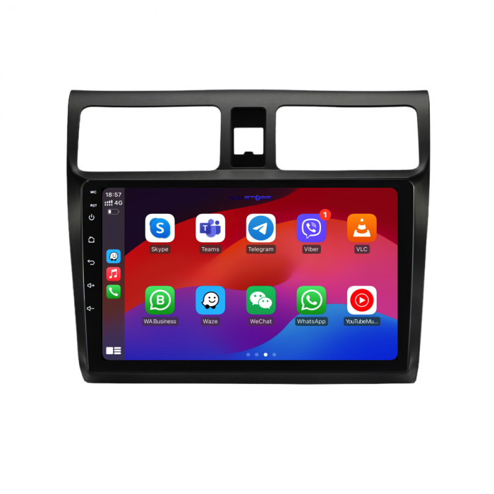 Navigatie Dedicata Suzuki Swift (2003-2010), 10Inch, 8Gb Ram, 256Gb Stocare, Carplay [4]