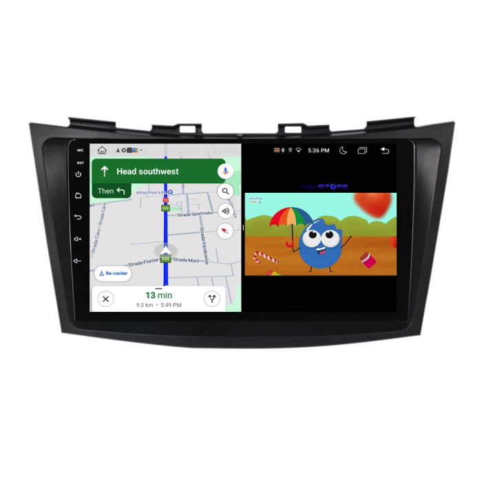 Navigatie Dedicata Suzuki Swift (2010-2017), 9Inch, 2Gb Ram, 64Gb Stocare, Carplay [5]