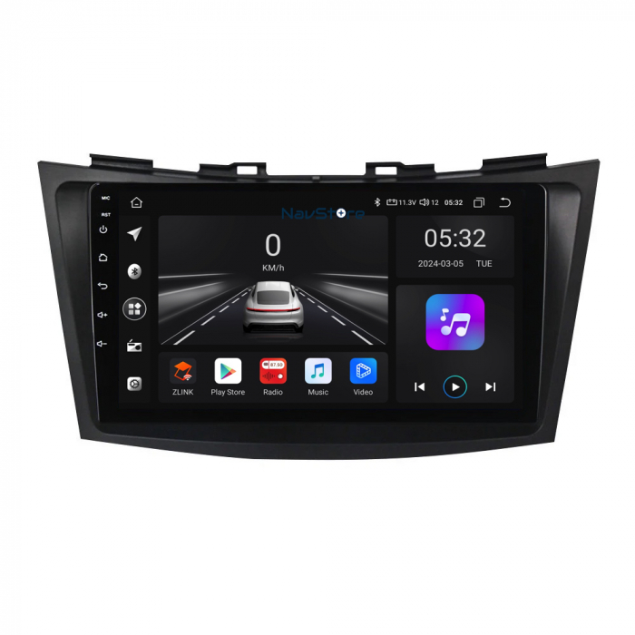 Navigatie Android Dedicata Suzuki Swift (2010-2017), 9Inch, 4Gb Ram, 64Gb Stocare, Bluetooth, WiFi, Carplay [2]