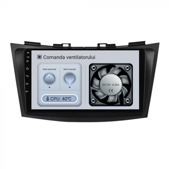 Navigatie Dedicata Suzuki Swift (2010-2017), 9Inch, 6Gb Ram, 128Gb Stocare, Carplay [6]