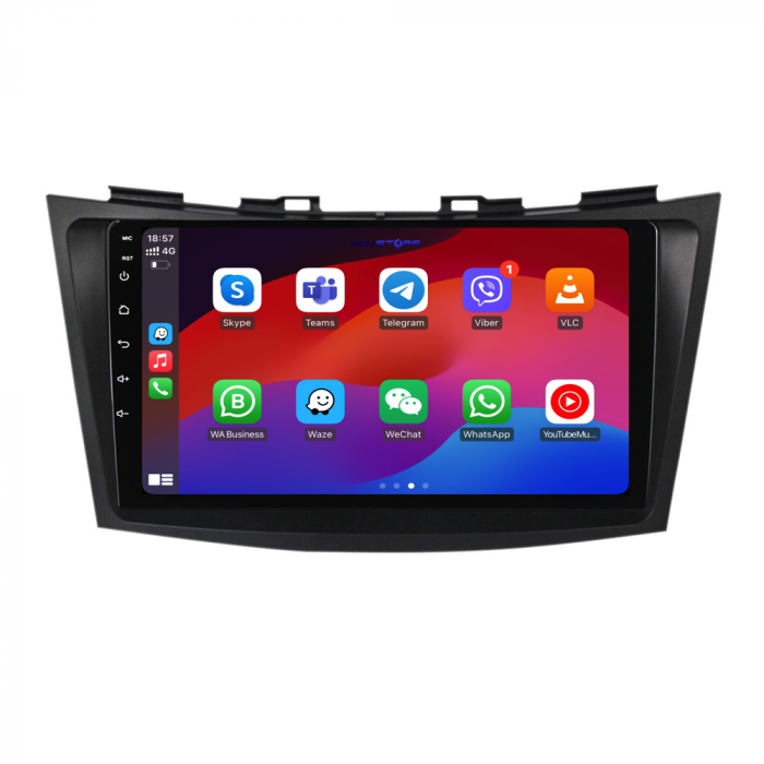 Navigatie Dedicata Suzuki Swift (2010-2017), 9Inch, 8Gb Ram, 256Gb Stocare, Carplay [4]