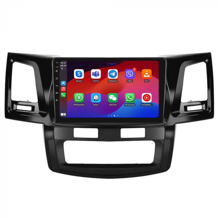 Navigatie Dedicata Toyota Hilux VII (2004 - 2015), 9Inch, 6Gb Ram, 128Gb Stocare, Carplay [4]