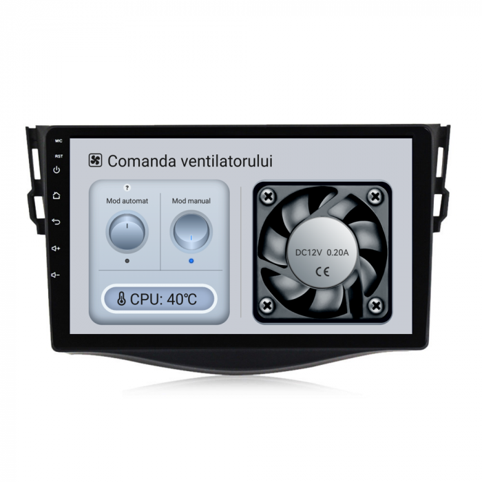 Navigatie Dedicata Toyota Rav 4 (2006-2013), 9Inch, 8Gb Ram, 256Gb Stocare, Carplay [6]
