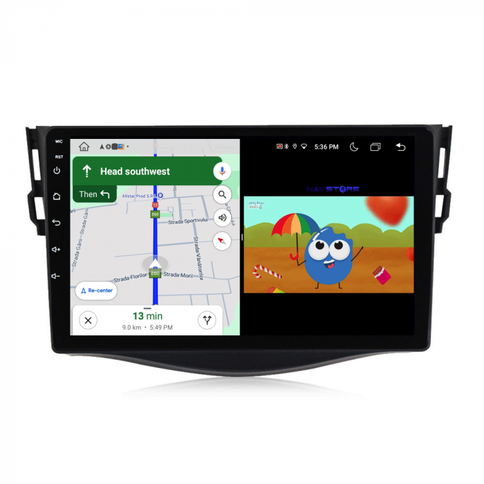 Navigatie Dedicata Toyota Rav 4 (2006-2013), 9Inch, 8Gb Ram, 256Gb Stocare, Carplay [5]