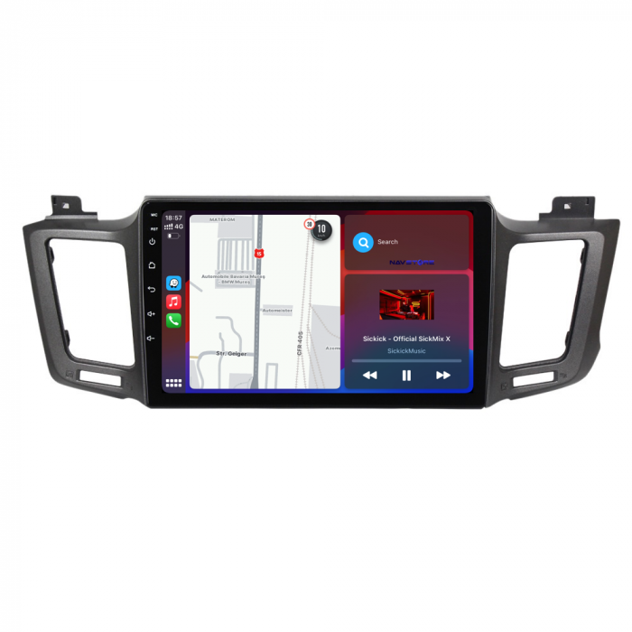Navigatie Dedicata Toyota Rav 4 (2012-2018), 10 Inch, 6Gb Ram, 128Gb Stocare, Carplay [3]