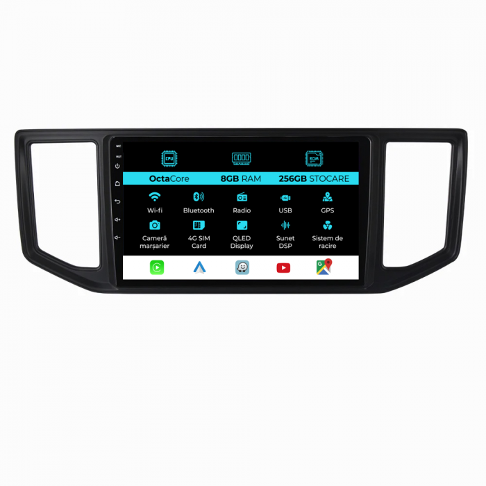 Navigatie Dedicata Volkswagen Crafter (2017 - 2021), 10Inch, 8Gb Ram, 256Gb Stocare, Carplay [1]