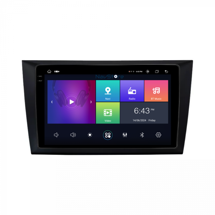 Navigatie Android Dedicata Volkswagen Golf 6 (2009 - 2013), Display 2K, 4Gb Ram, 64Gb stocare, Bluetooth, WiFi, Carplay [4]
