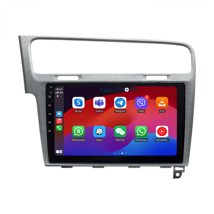 Navigatie Dedicata Volkswagen Golf 7 (2013-2020), 10Inch, 1Gb Ram, 32Gb Stocare, Carplay [4]