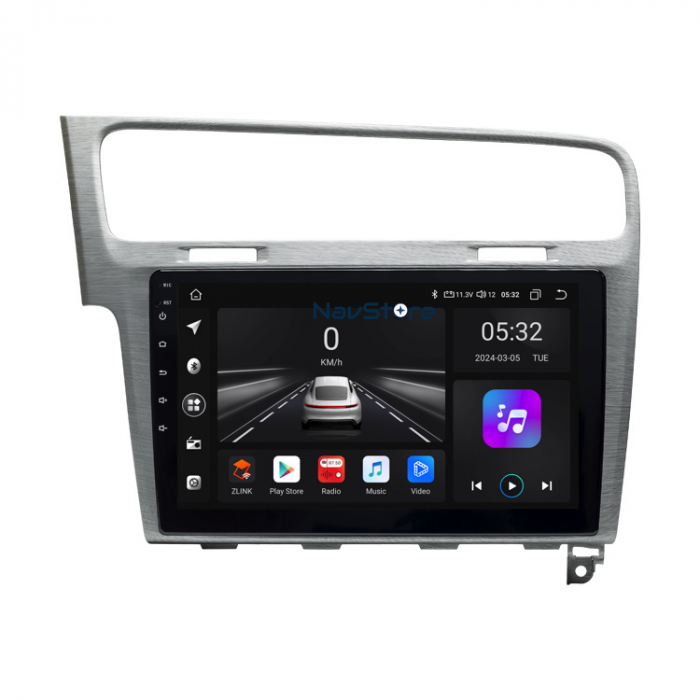 Navigatie Android Dedicata Volkswagen Golf 7 (2013-2020), 10Inch, 4Gb Ram, 64Gb Stocare, Bluetooth, WiFi, Carplay [2]