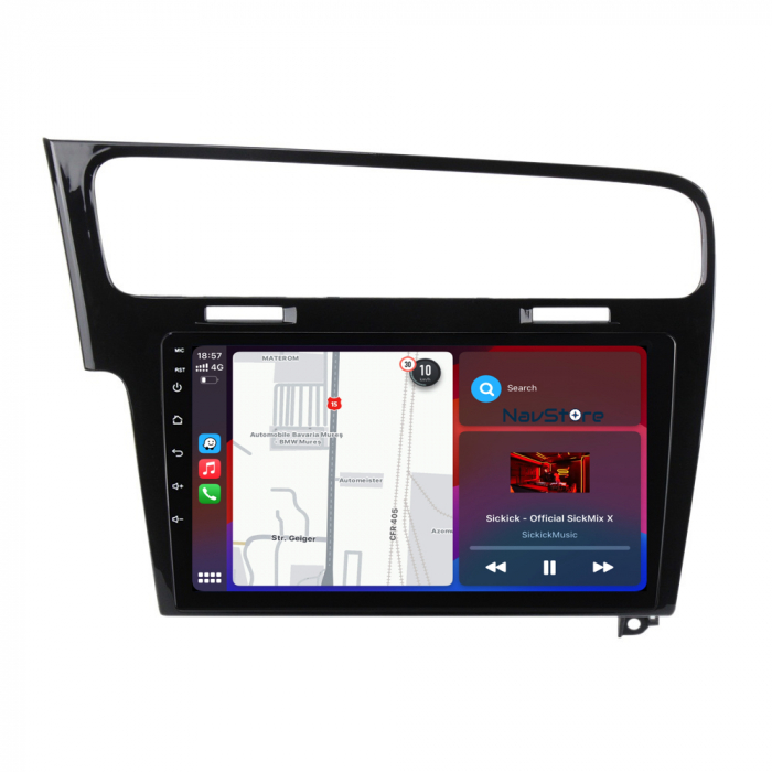 Navigatie Dedicata Volkswagen Golf 7 (2013-2020), 10Inch, 8Gb Ram, 256Gb Stocare,Carplay [3]