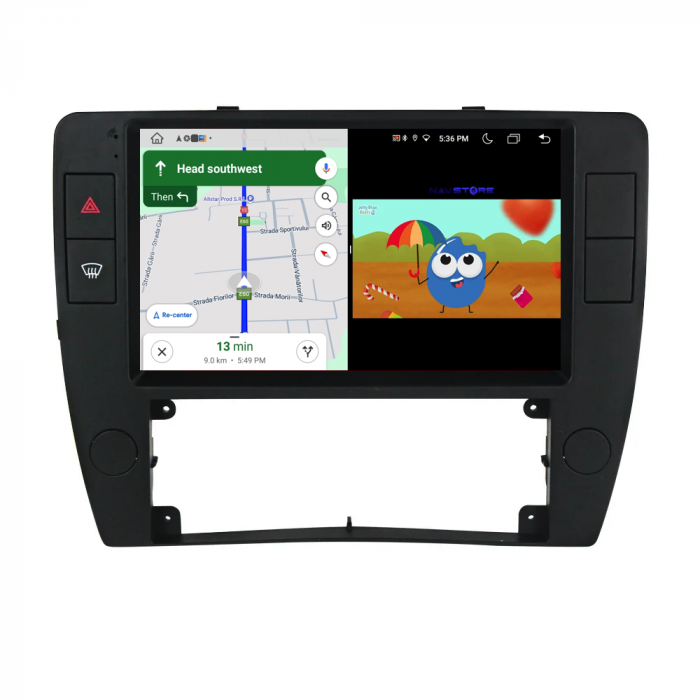 Navigatie Dedicata Volkswagen Passat B5 (2000-2005), 9Inch, 6Gb Ram, 128Gb Stocare, Carplay [5]