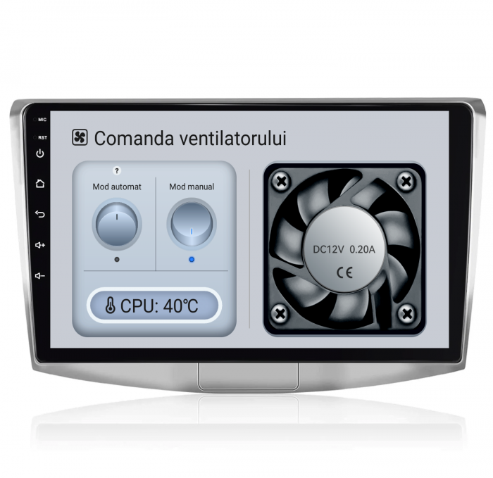 Navigatie Dedicata Volkswagen Passat B6, B7, CC (2005 -2015), 10Inch, 8Gb Ram, 256Gb Stocare, Carplay [6]