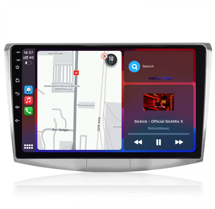 Navigatie Dedicata Volkswagen Passat B6, B7, CC (2005 -2015), 10Inch, 8Gb Ram, 256Gb Stocare, Carplay [3]