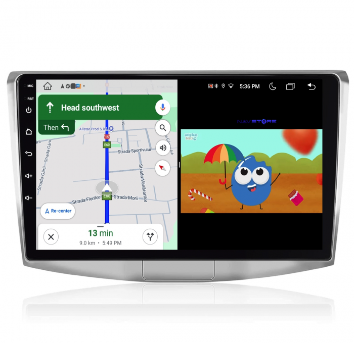 Navigatie Dedicata Volkswagen Passat B6, B7, CC (2005 -2015), 10Inch, 8Gb Ram, 256Gb Stocare, Carplay [5]