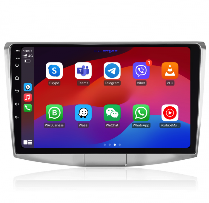 Navigatie Dedicata Volkswagen Passat B6, B7, CC (2005 -2015), 10Inch, 8Gb Ram, 256Gb Stocare, Carplay [4]