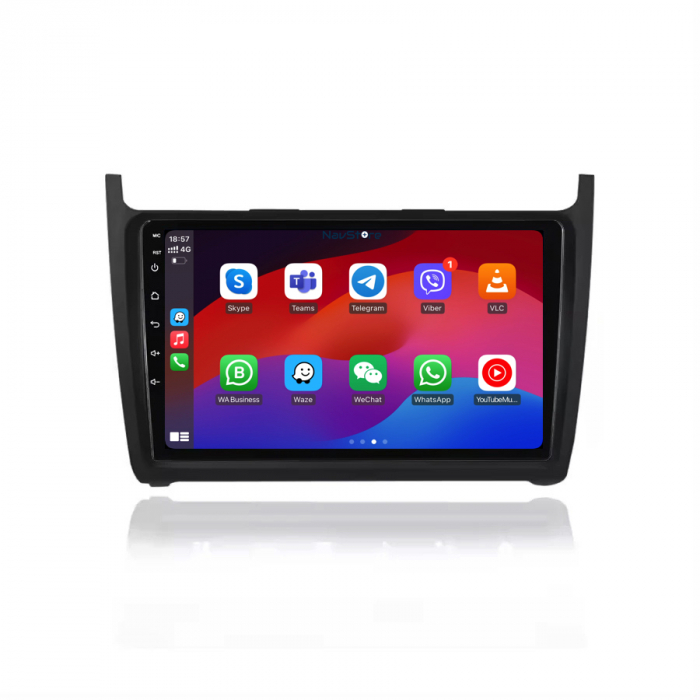 Navigatie Dedicata Volkswagen Polo (2009-2018), 9Inch, 6Gb Ram, 128Gb Stocare, Carplay [4]