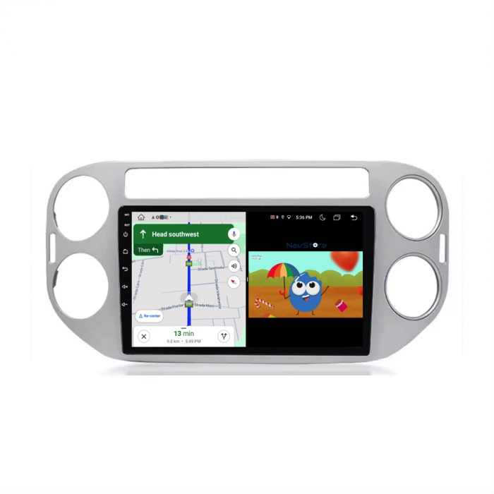 Navigatie Dedicata Volkswagen Tiguan (2006-2016), 9Inch, 1Gb Ram, 32Gb Stocare, Carplay [5]