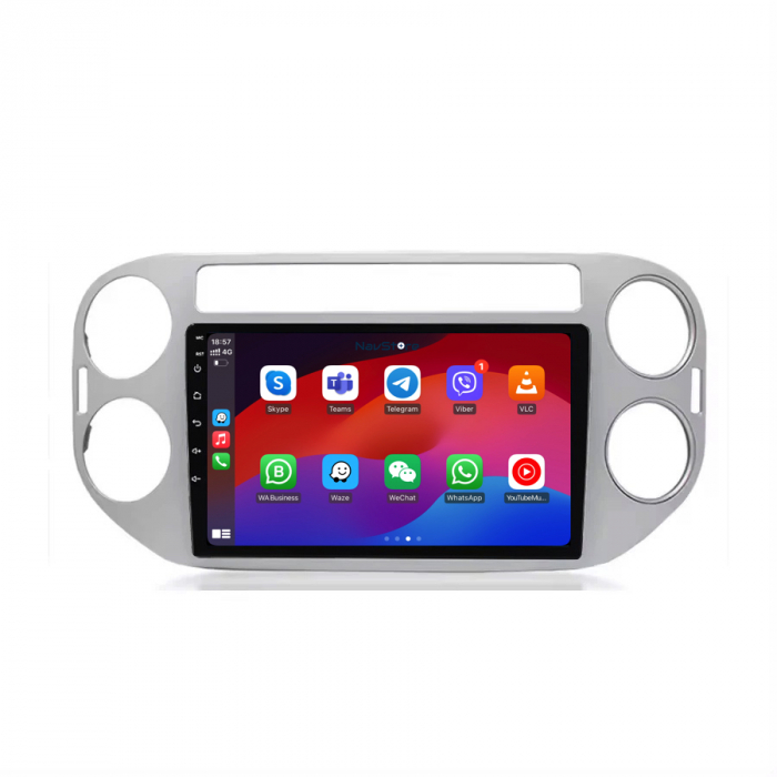 Navigatie Dedicata Volkswagen Tiguan (2006-2016), 9Inch, 8Gb Ram, 256Gb Stocare, Carplay [4]