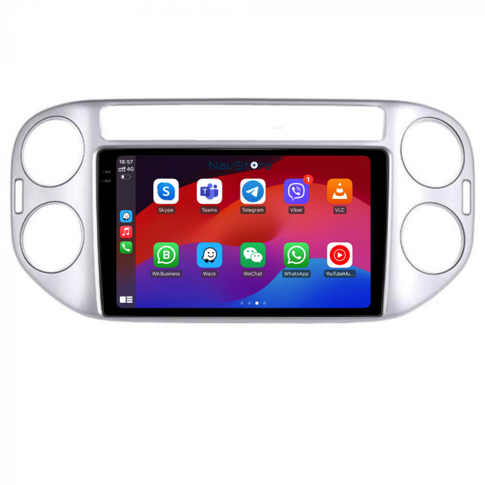 Navigatie Android Dedicata Volkswagen Tiguan (2006-2016), Display 2K, 4Gb Ram, 64Gb Stocare, Bluetooth, WiFi, Carplay [1]