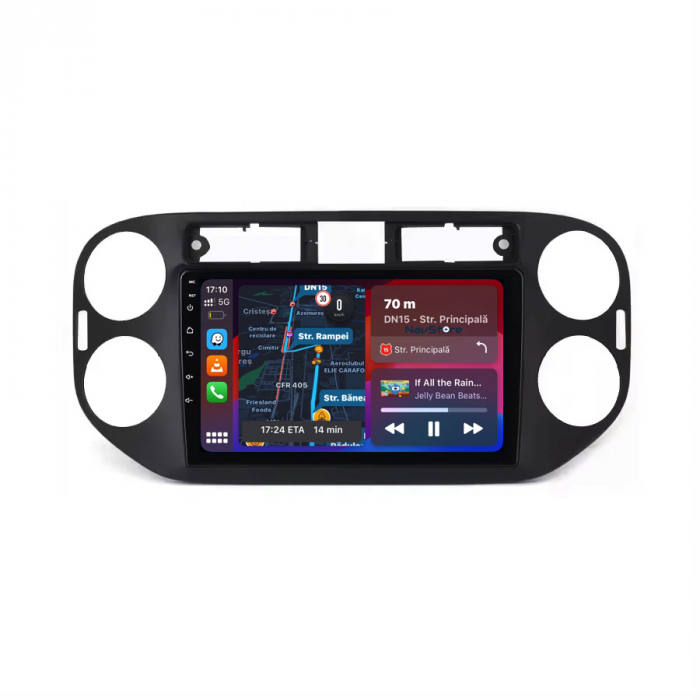 Navigatie Dedicata Volkswagen Tiguan (2011-2016), 9Inch, 8Gb Ram, 256Gb Stocare, Carplay [2]