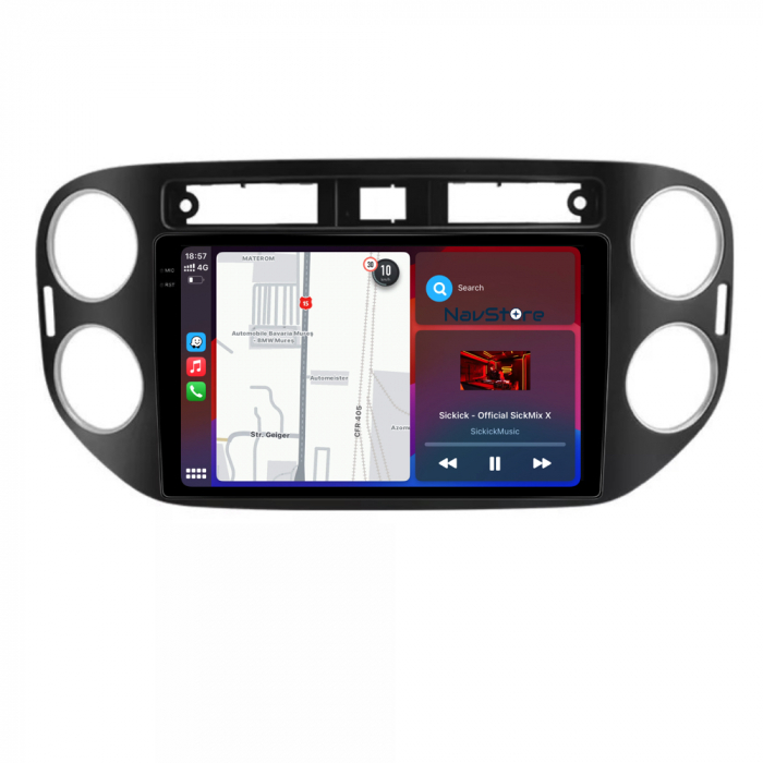 Navigatie Android Dedicata Volkswagen Tiguan (2011-2016), Display 2K, 4Gb Ram, 64Gb Stocare, Bluetooth, WiFi, Carplay [2]