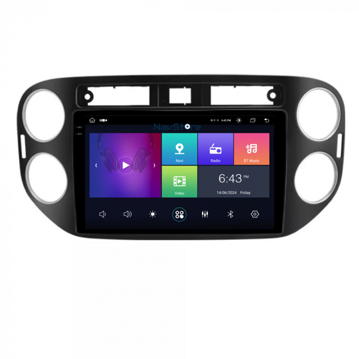 Navigatie Android Dedicata Volkswagen Tiguan (2011-2016), Display 2K, 8Gb Ram, 256Gb Stocare, Bluetooth, WiFi, Carplay [3]