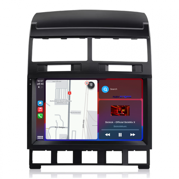 Navigatie Dedicata Volkswagen Touareg (2003-2010), 9Inch, 6Gb Ram, 128Gb Stocare, Carplay [3]